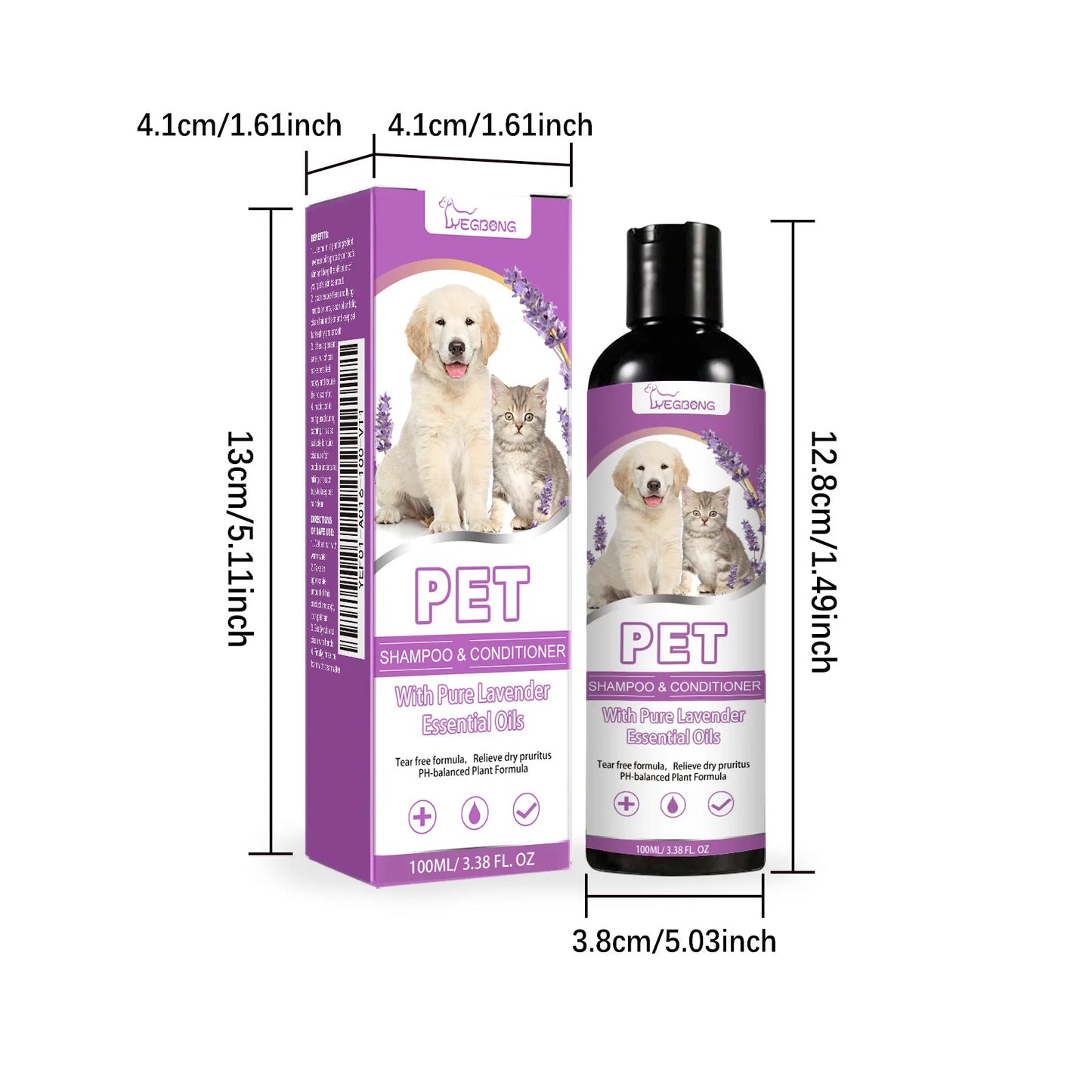 Pet Shampoo Conditioner Hair