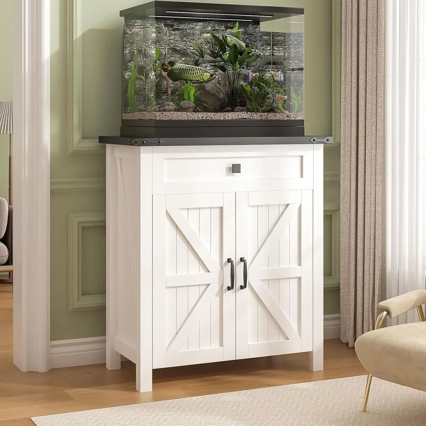 20 Gallon Aquarium Stand With Charging Station