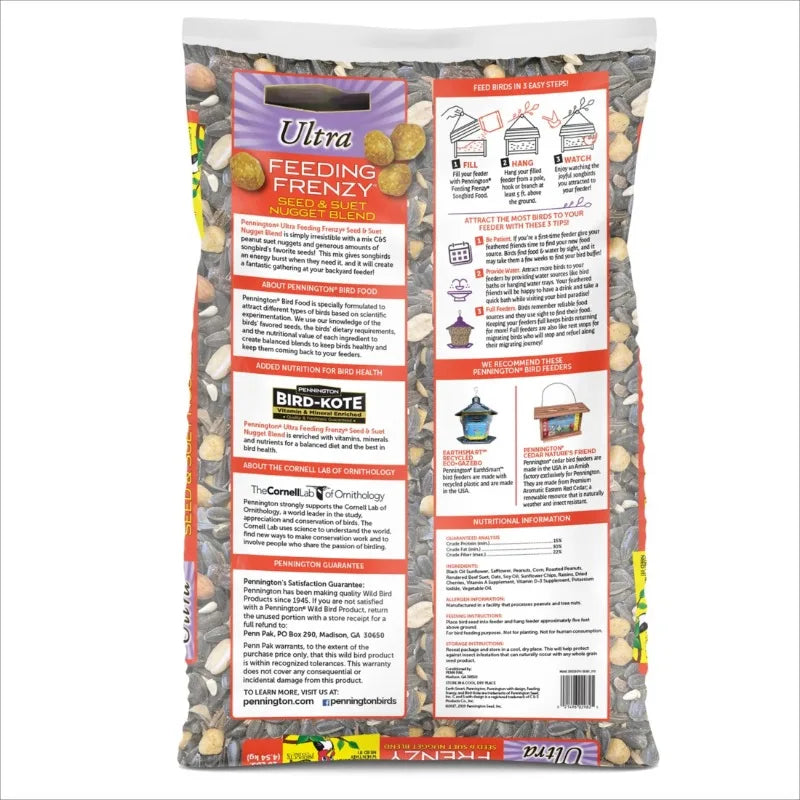 Ultra Feeding Frenzy Blend Dry Wild Bird Feed and Seed