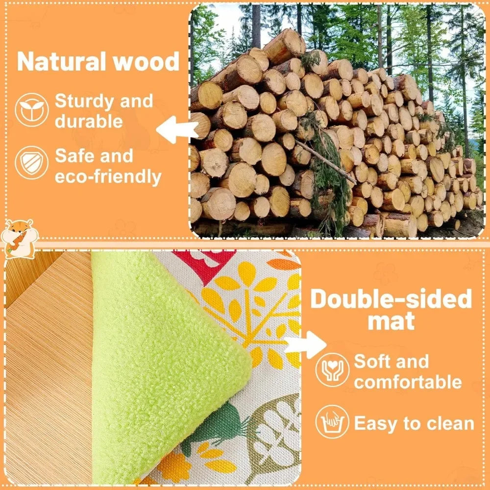 Premium Wooden Guinea Pig House