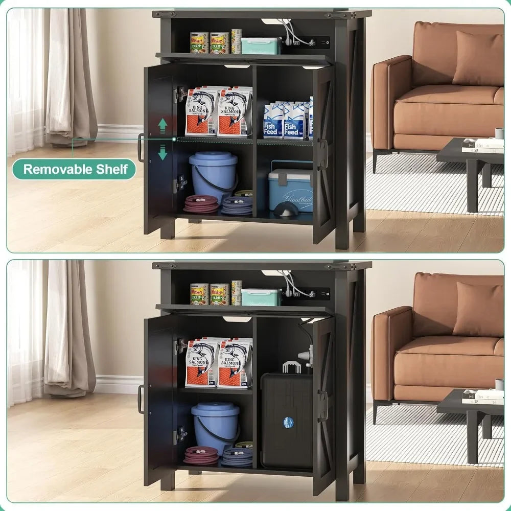 20 Gallon Aquarium Stand With Charging Station