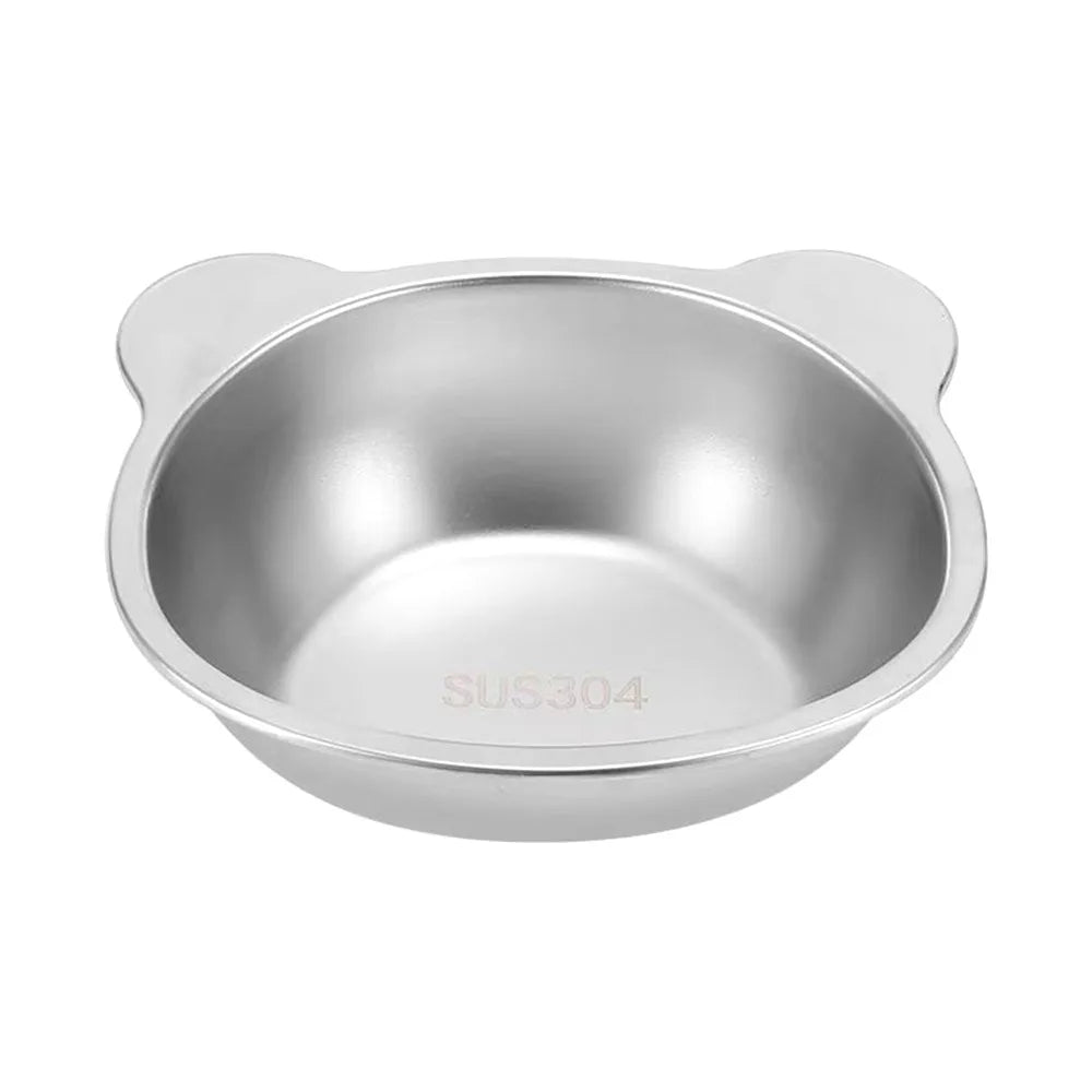 Raised Cat Bowls Tilted Neck Guard Cat Food Bow
