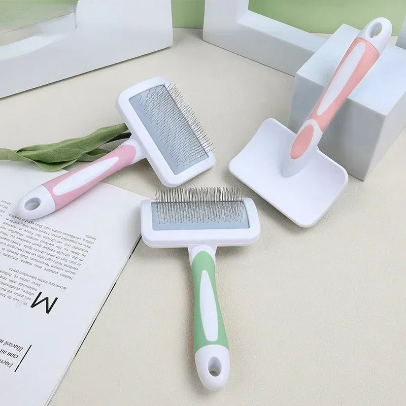 Pet Dog Brush Comb Cat Hair Remover Massage Grooming Tool for Small Breeds Dogs Comb Hair Brush Cleaning Supplies Accessory