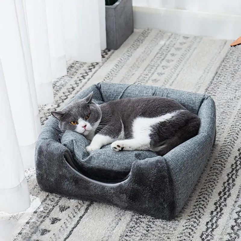 New Deep Sleep Comfort In Winter Cat Bed
