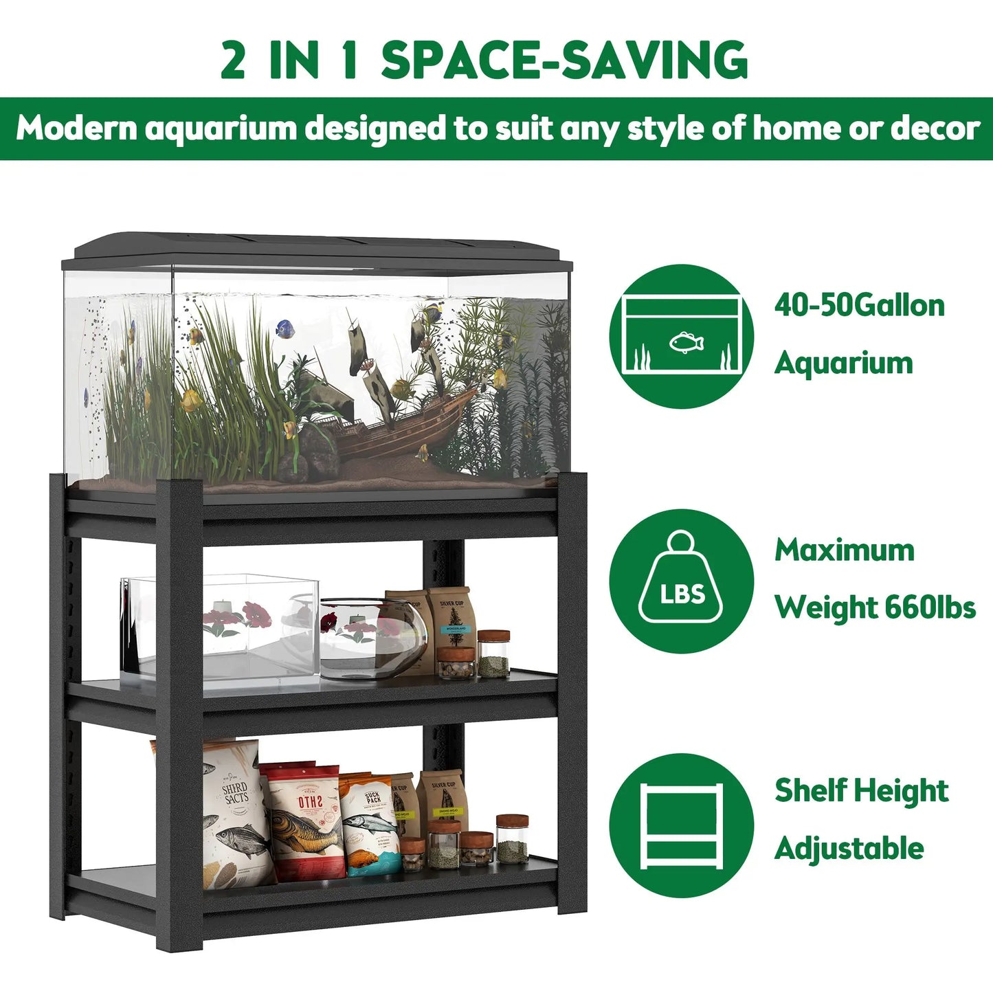 , Heavy Duty Fish Tank Stand