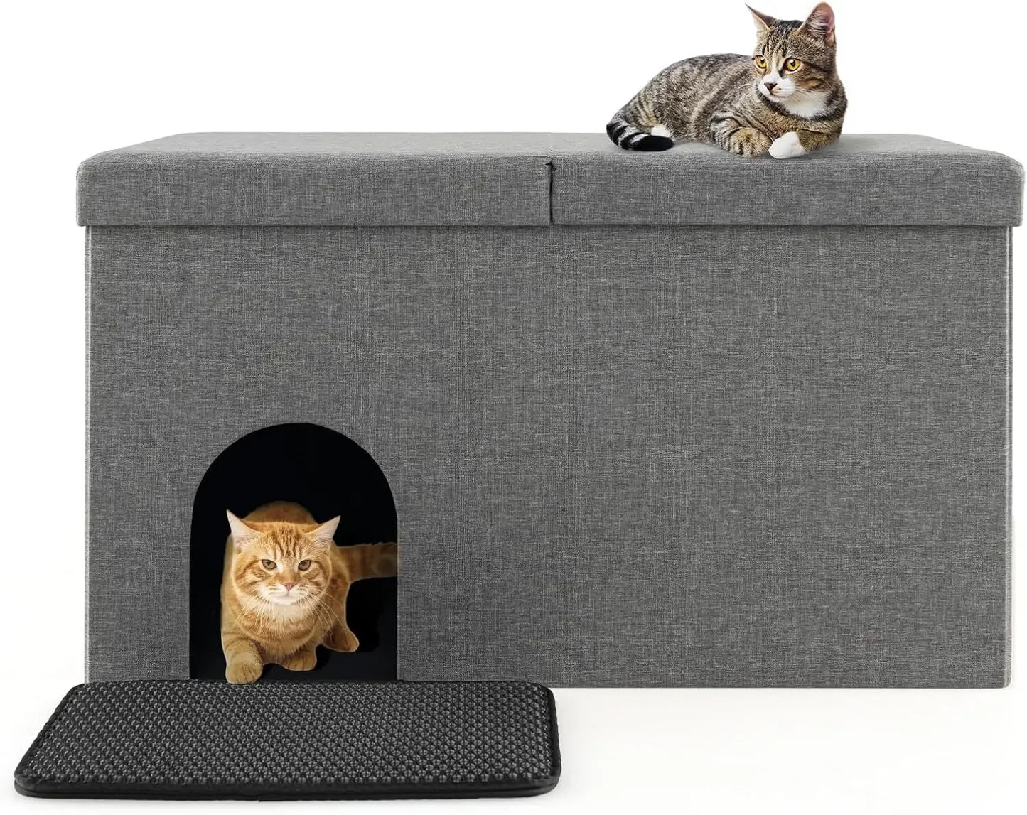 Cat Hidden Litter Box Enclosure Furniture,