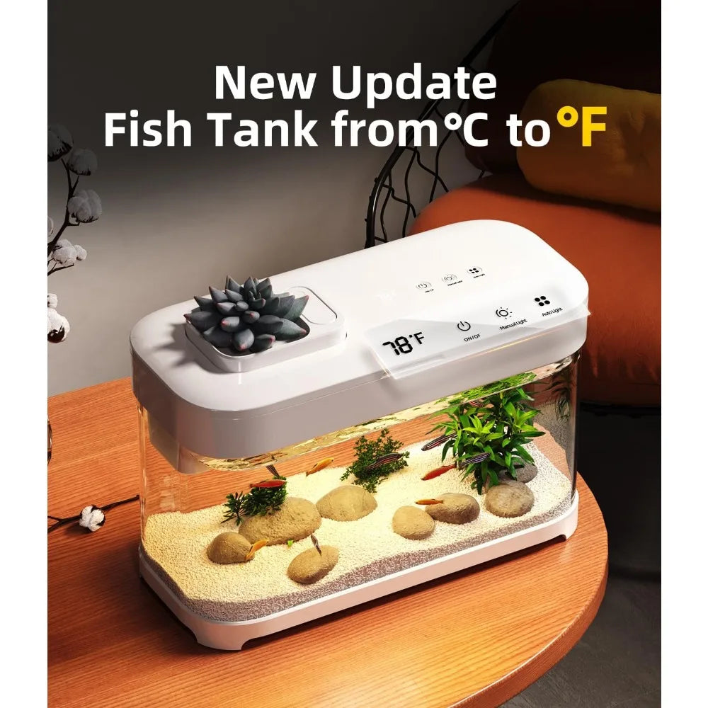 Smart Betta Fish Tank Aquarium 3 Gallon