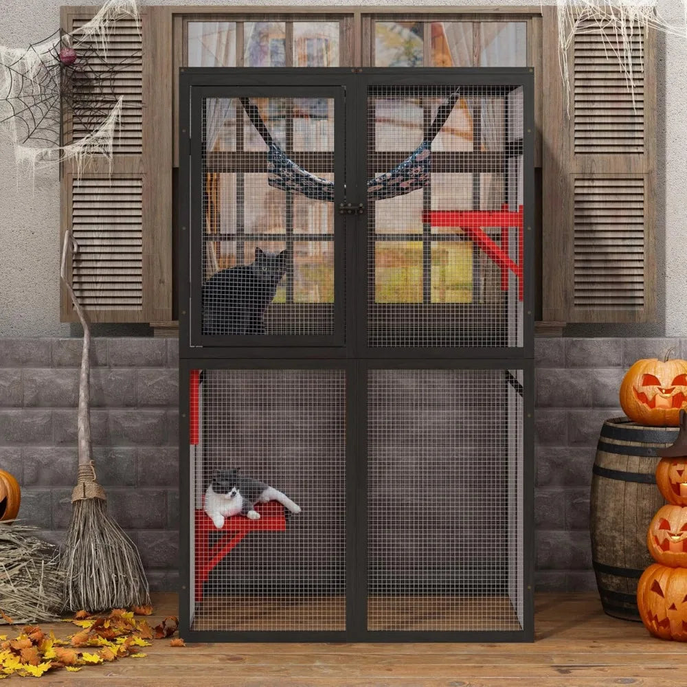 Catio Outdoor Cat Enclosure Window Access