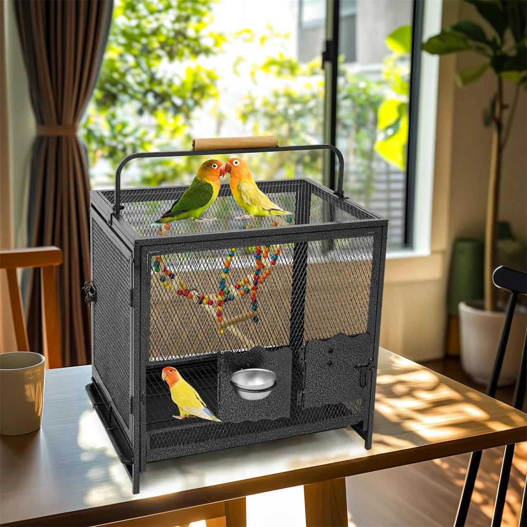 Portable Bird Cage Travel Carrier