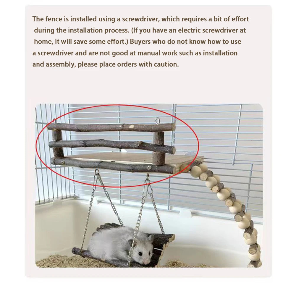 Wooden Hamster Platform