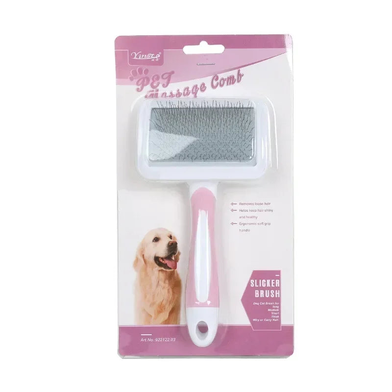Pet Dog Brush Comb Cat Hair Remover Massage Grooming Tool for Small Breeds Dogs Comb Hair Brush Cleaning Supplies Accessory