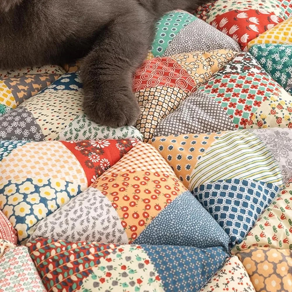 Washable Cotton Quilted Large Pet Mat Bed Couch Cover