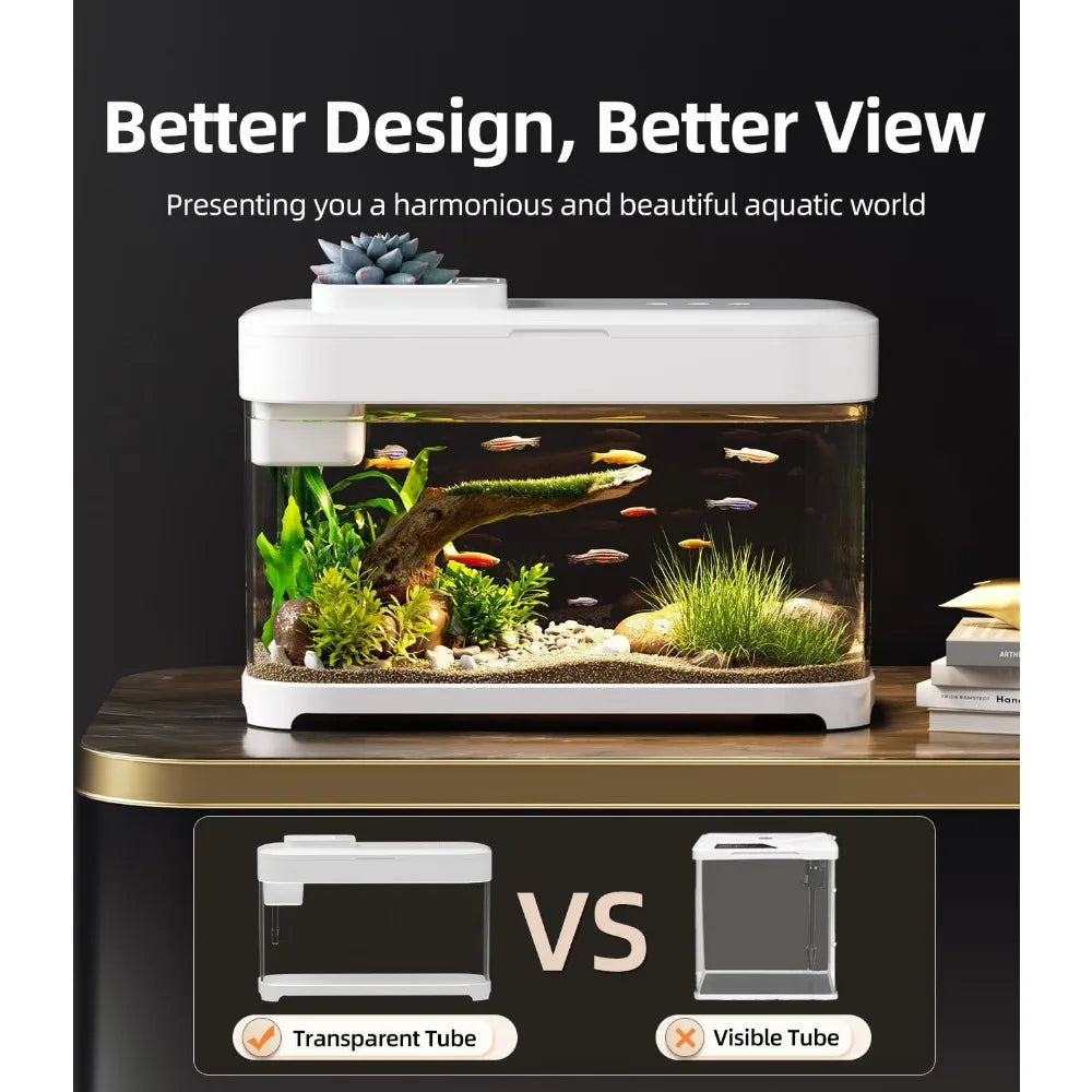 Smart Betta Fish Tank Aquarium 3 Gallon