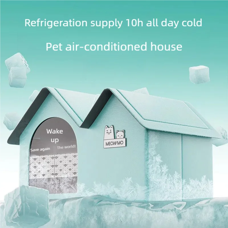 2025 Cat Air Conditioning House With Frame Dog Ice House Dog Four Seasons