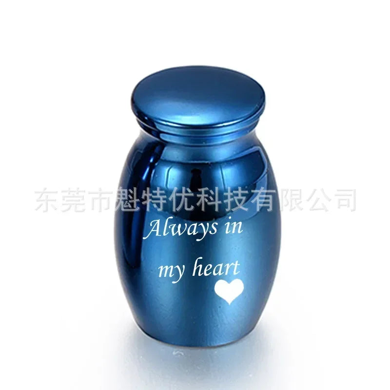Small Memorial Stainless Steel Cremation Funeral Urn