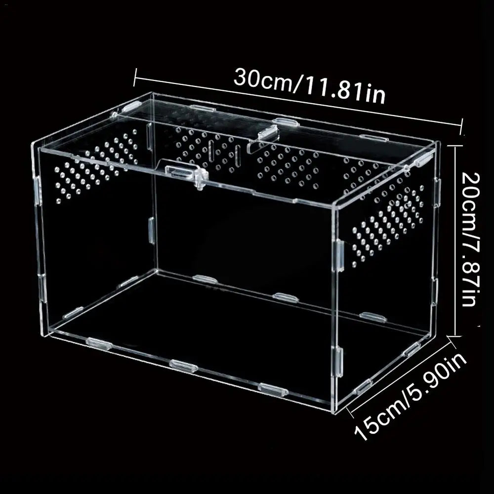 Feeding Box For Climbing Pet Terrarium Snake Spider Lizard Scorpion Centipede