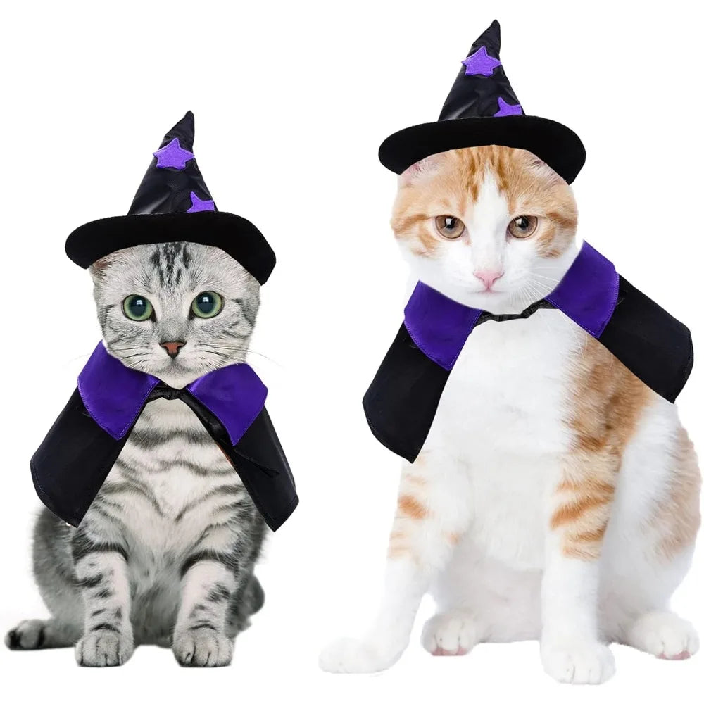 Halloween Pet Costume Cat Wizard