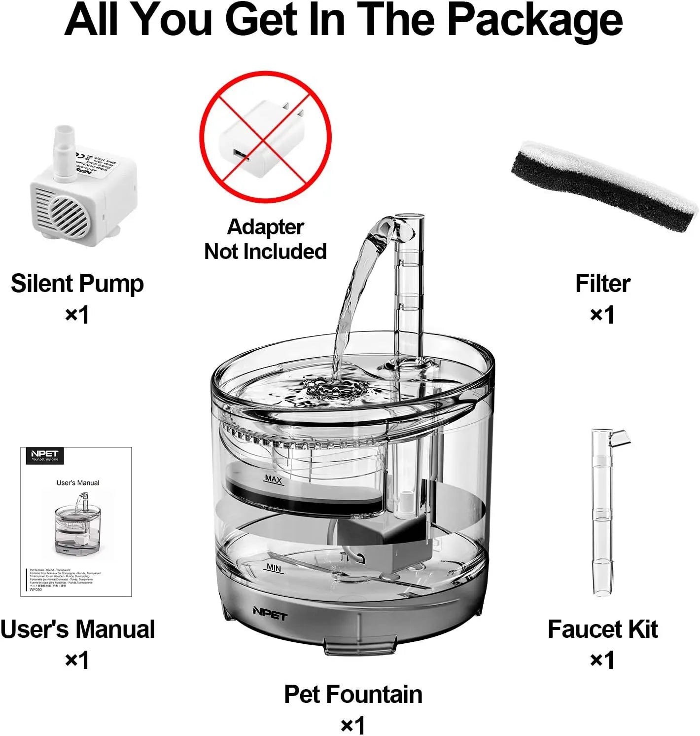 Automatic Pet Drinking Fountain
