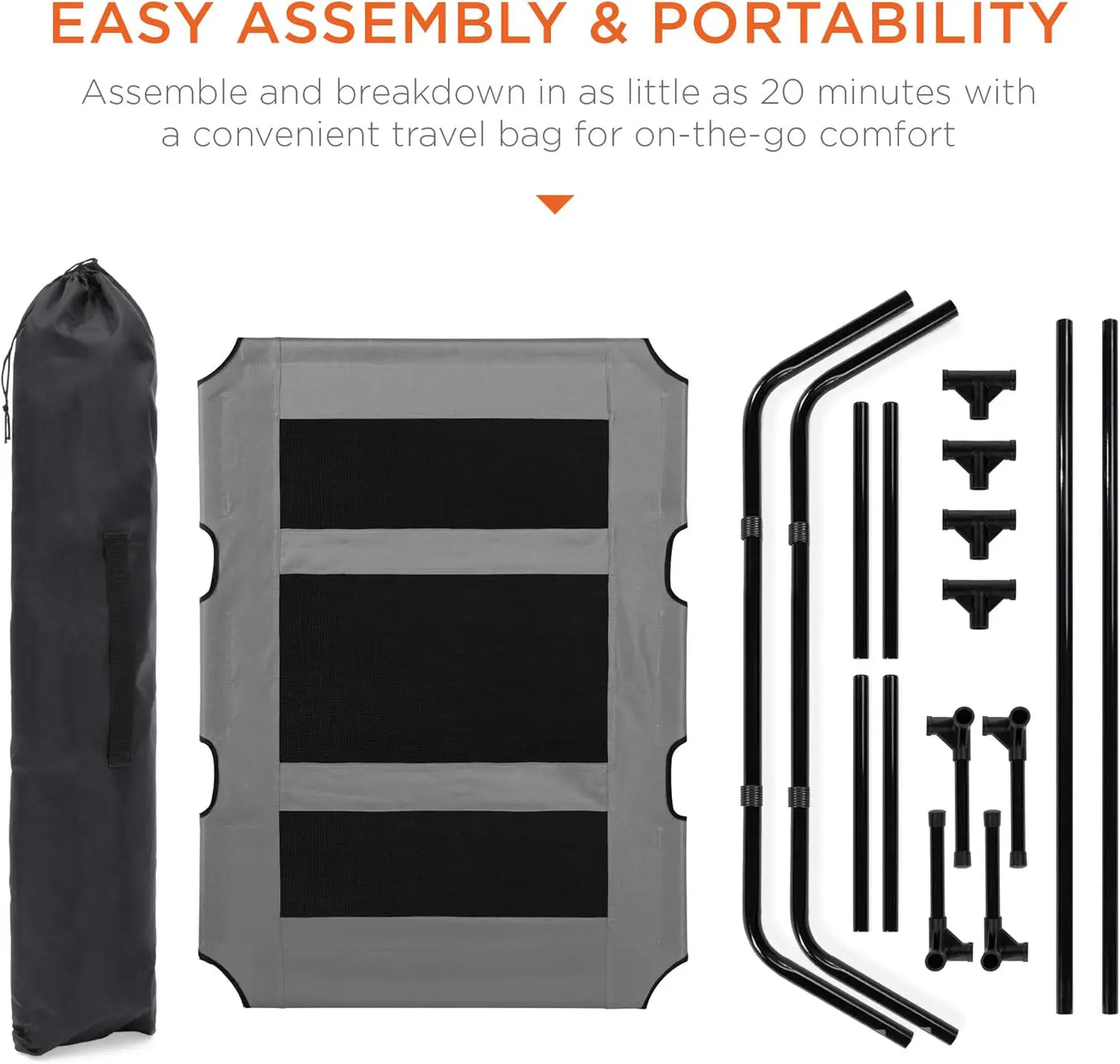 48in Elevated Cooling Dog Bed