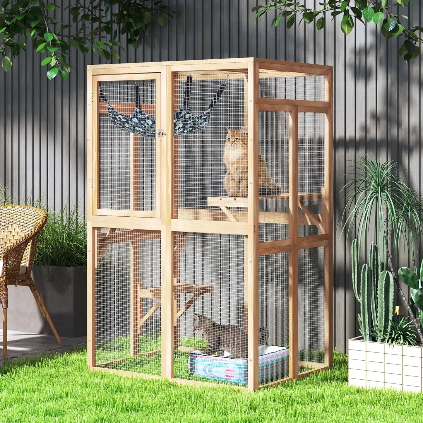 Catio Outdoor Cat Enclosure Window Access