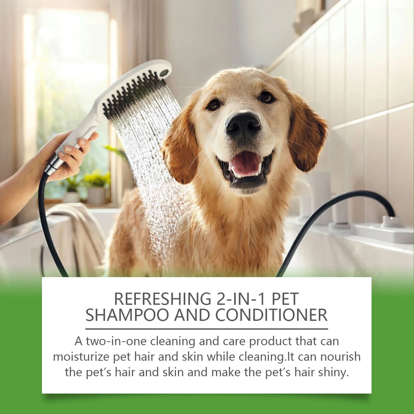 2 In 1 Pet Shampoo Conditioner Moisturize Cat Dog
