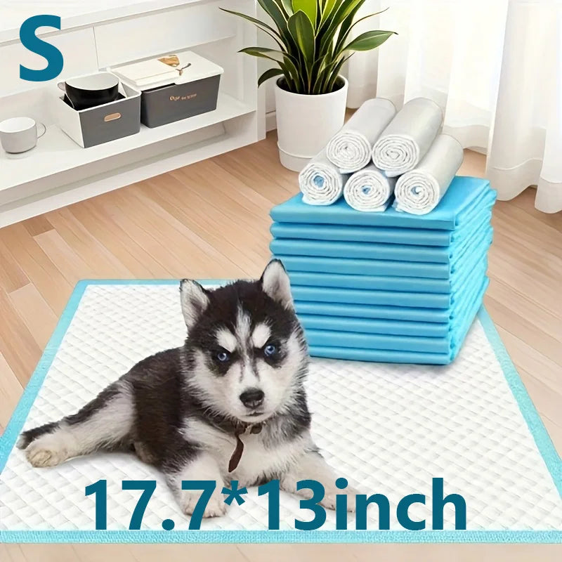 100Pcs Super Absorbent Disposable Pet Urine Pads for Large Breeds