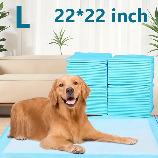 100Pcs Super Absorbent Disposable Pet Urine Pads for Large Breeds