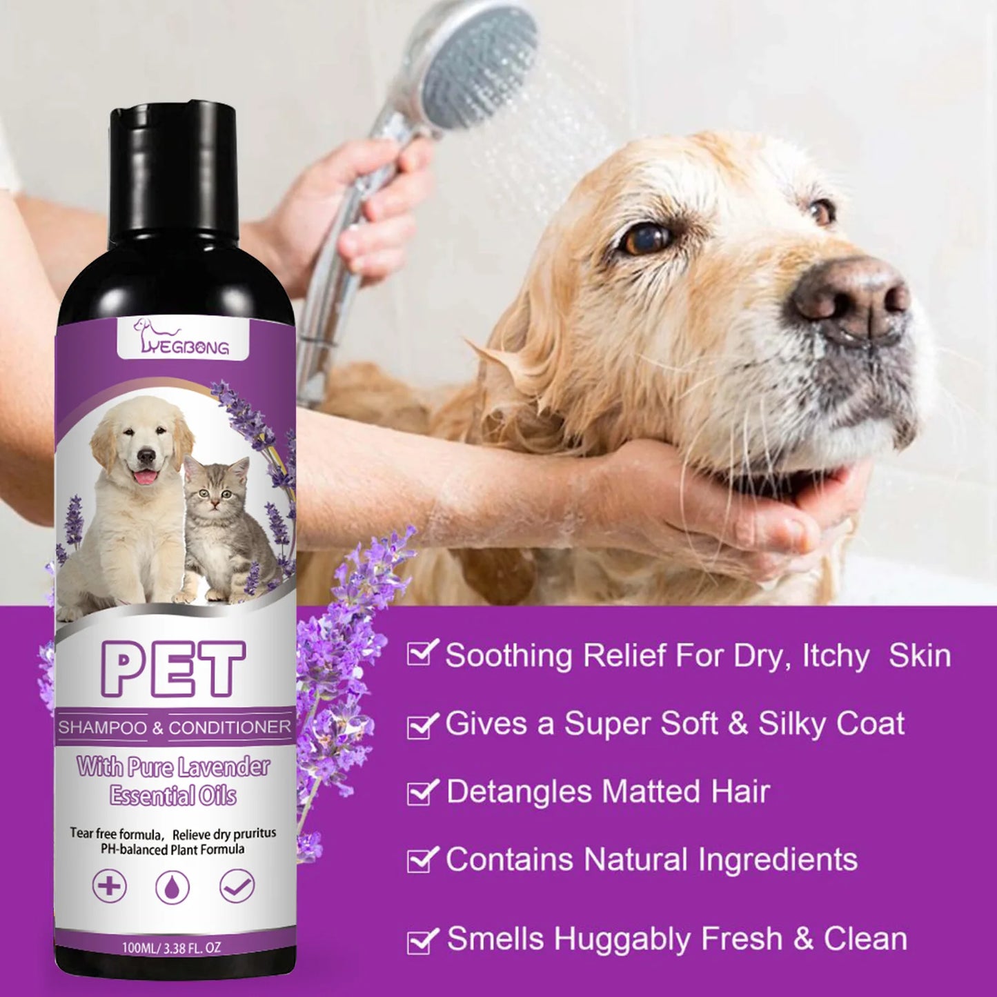 Pet Shampoo Conditioner Hair