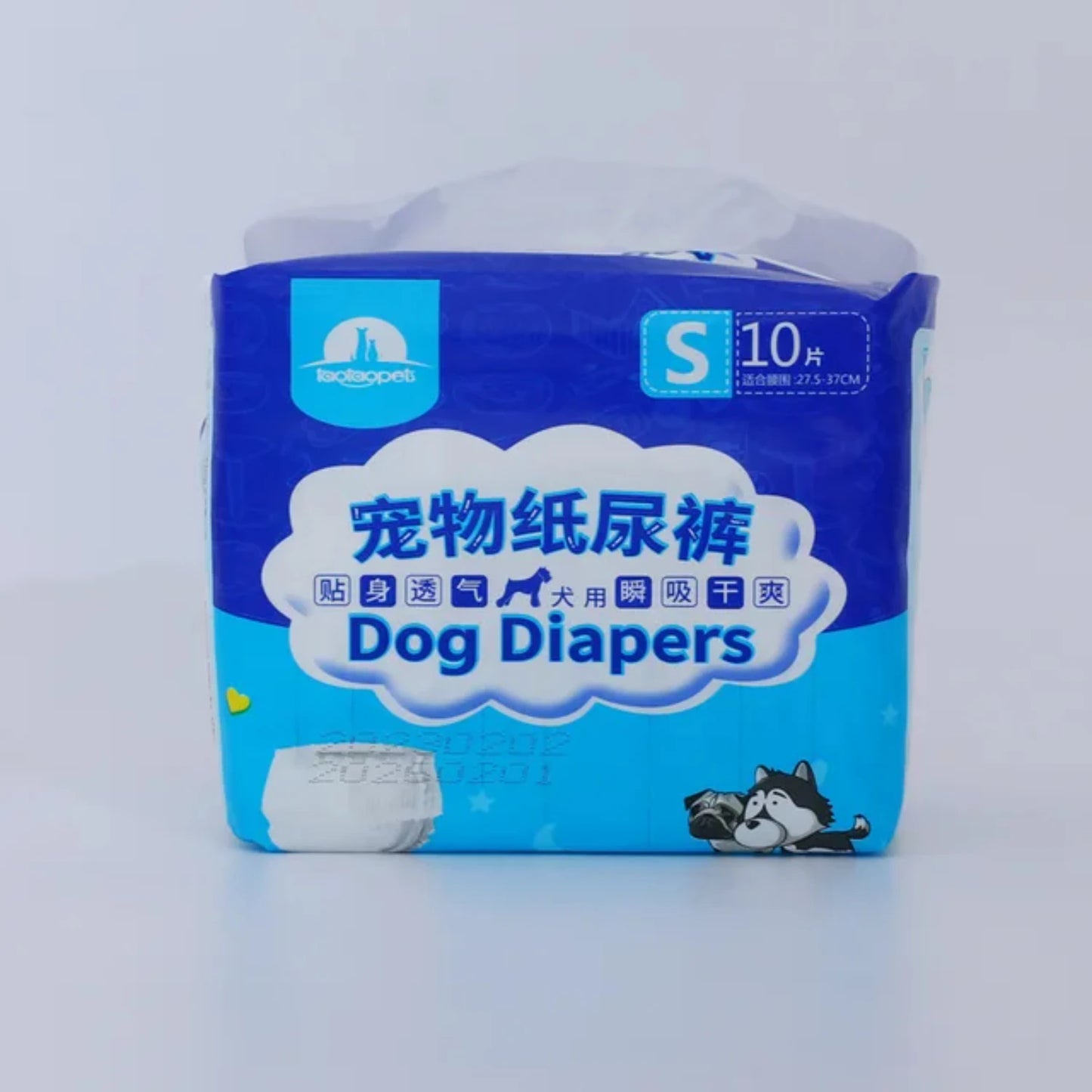 10PCS Disposable Dog Diapers Female Male