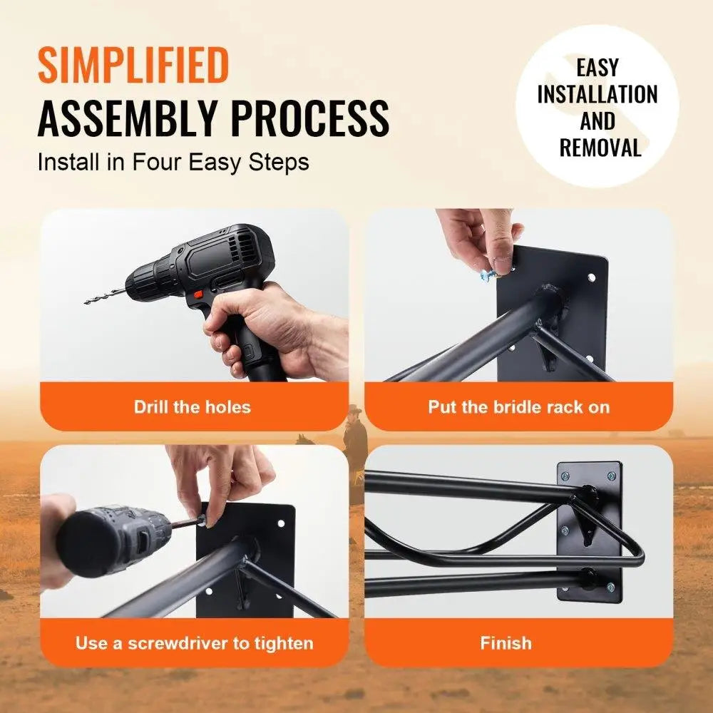 Horse Saddle Rack Wall Mounted