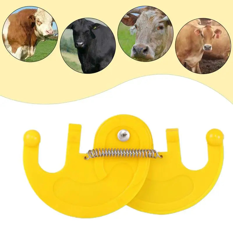 Calf Weaner Nose Rings 5x Cow Weaner Nose Ring Milk Sucking Preventer Farm Livestock Animal Weaning Tool Compact For Cattle