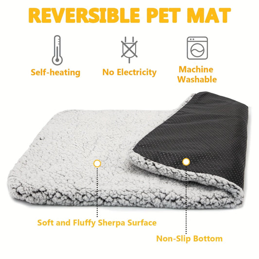 Self-Heating Warm Cushion Mat for Cats and  Dogs