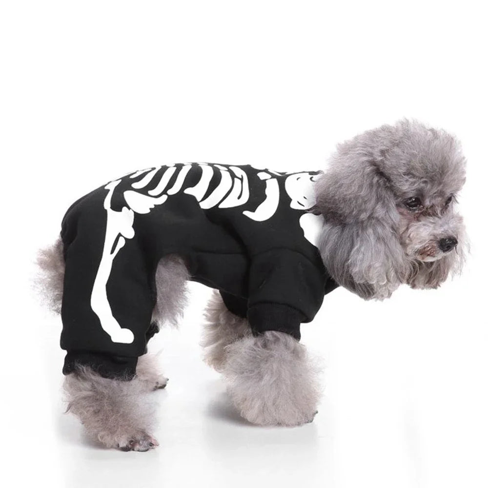 Skeleton Dog Costumes Halloween