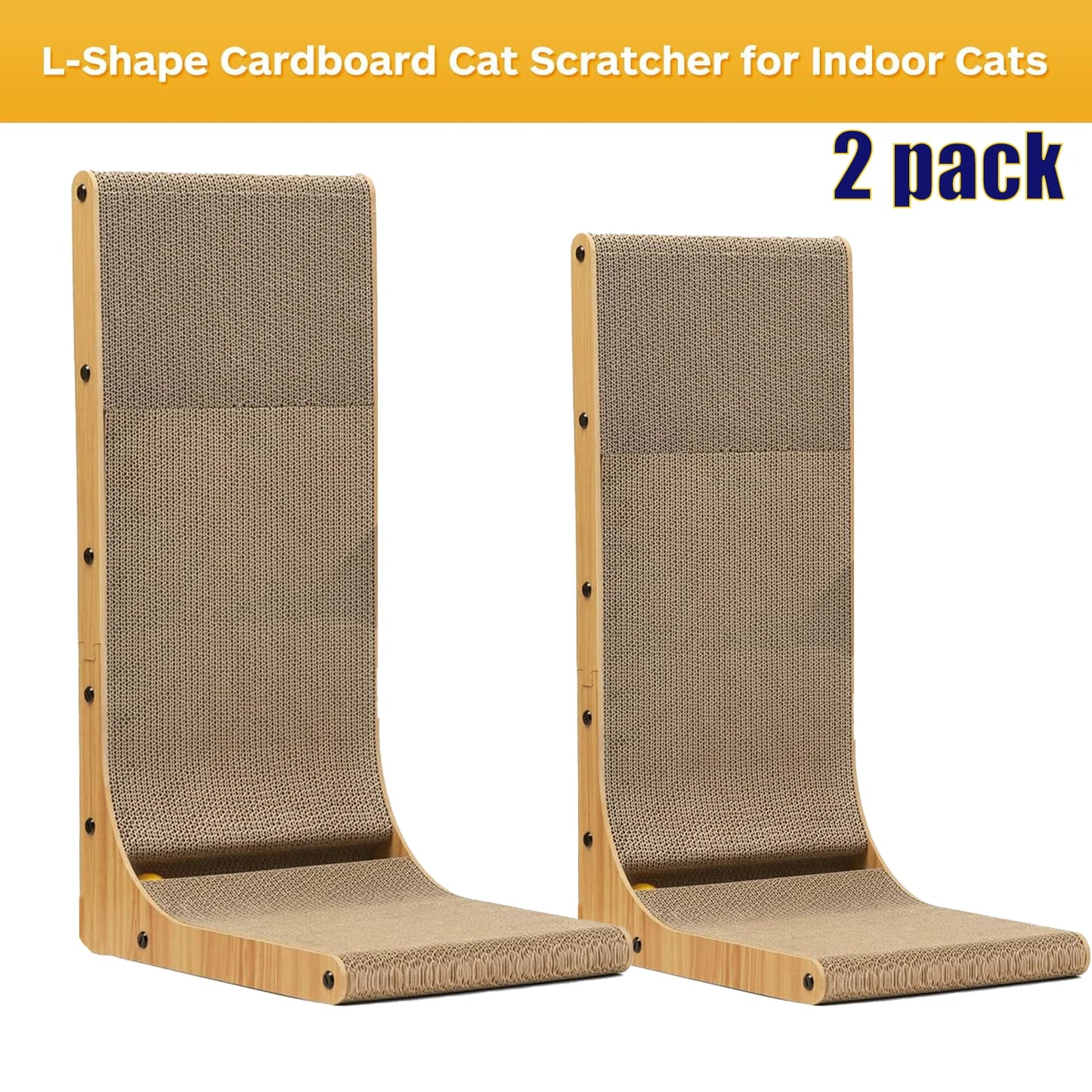 L Shape Cat Scratcher, 23.6 Inch