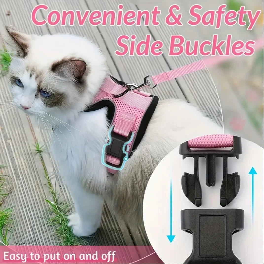 Cat Leash Non-Slip Adjustable
