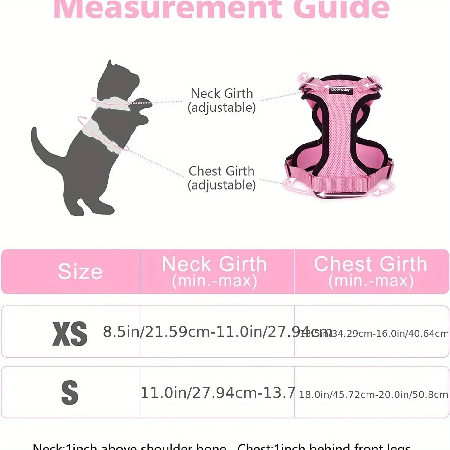 Cat Leash Non-Slip Adjustable