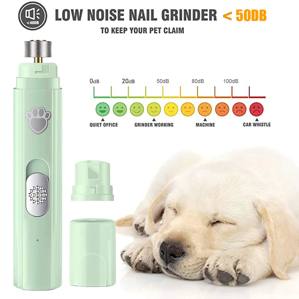 Electric Dog Nail Grinder USB Rechargeable