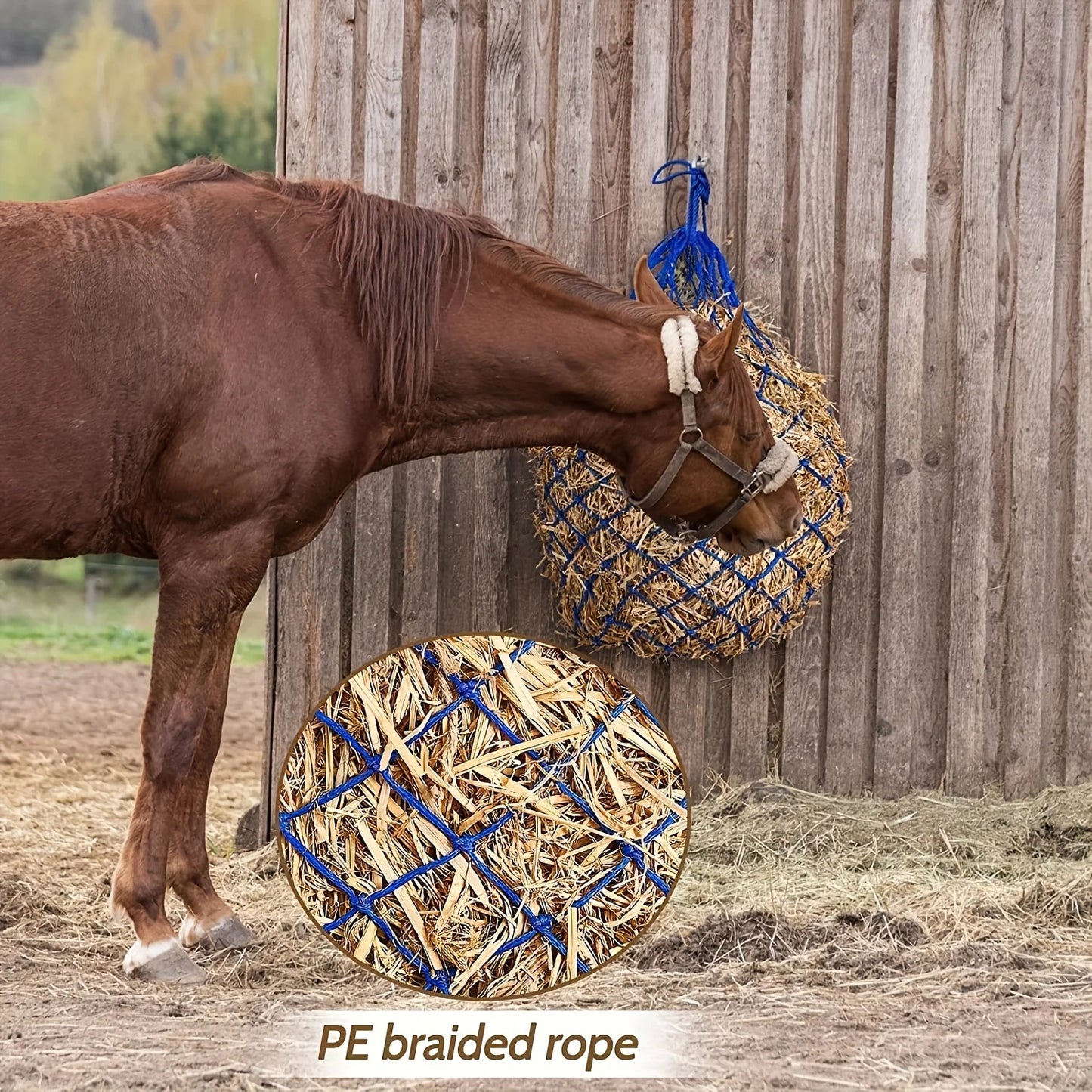 2pcs Horse Hay Net