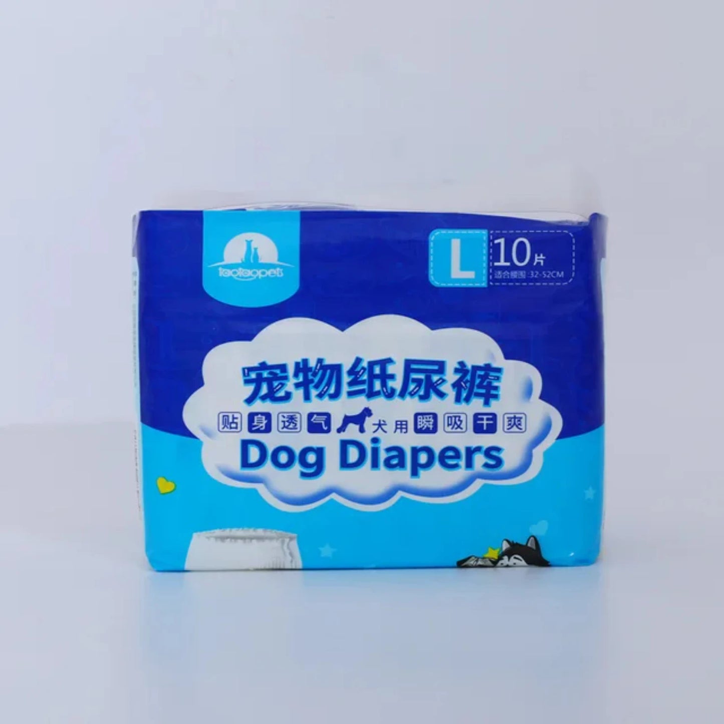 10PCS Disposable Dog Diapers Female Male