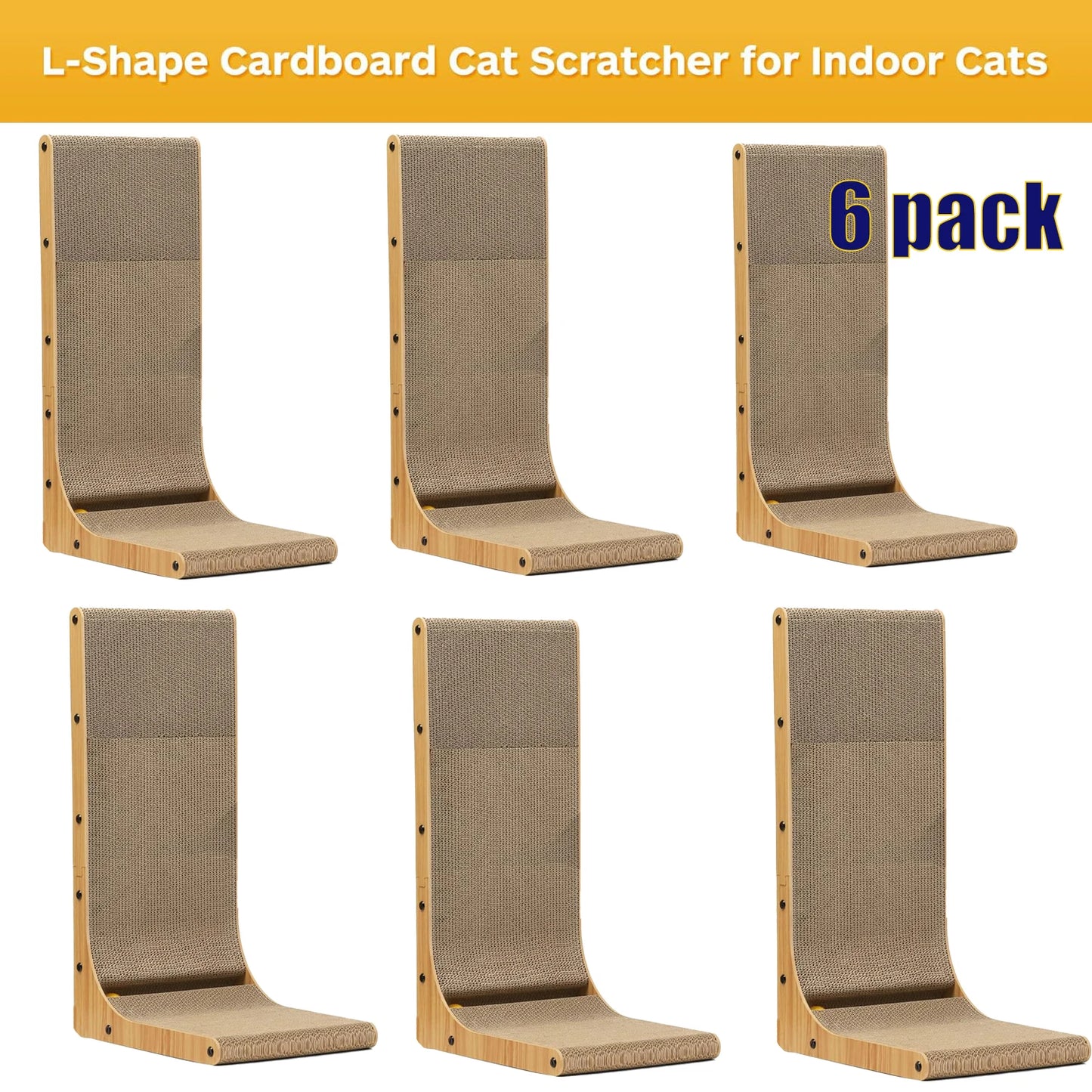 L Shape Cat Scratcher, 23.6 Inch