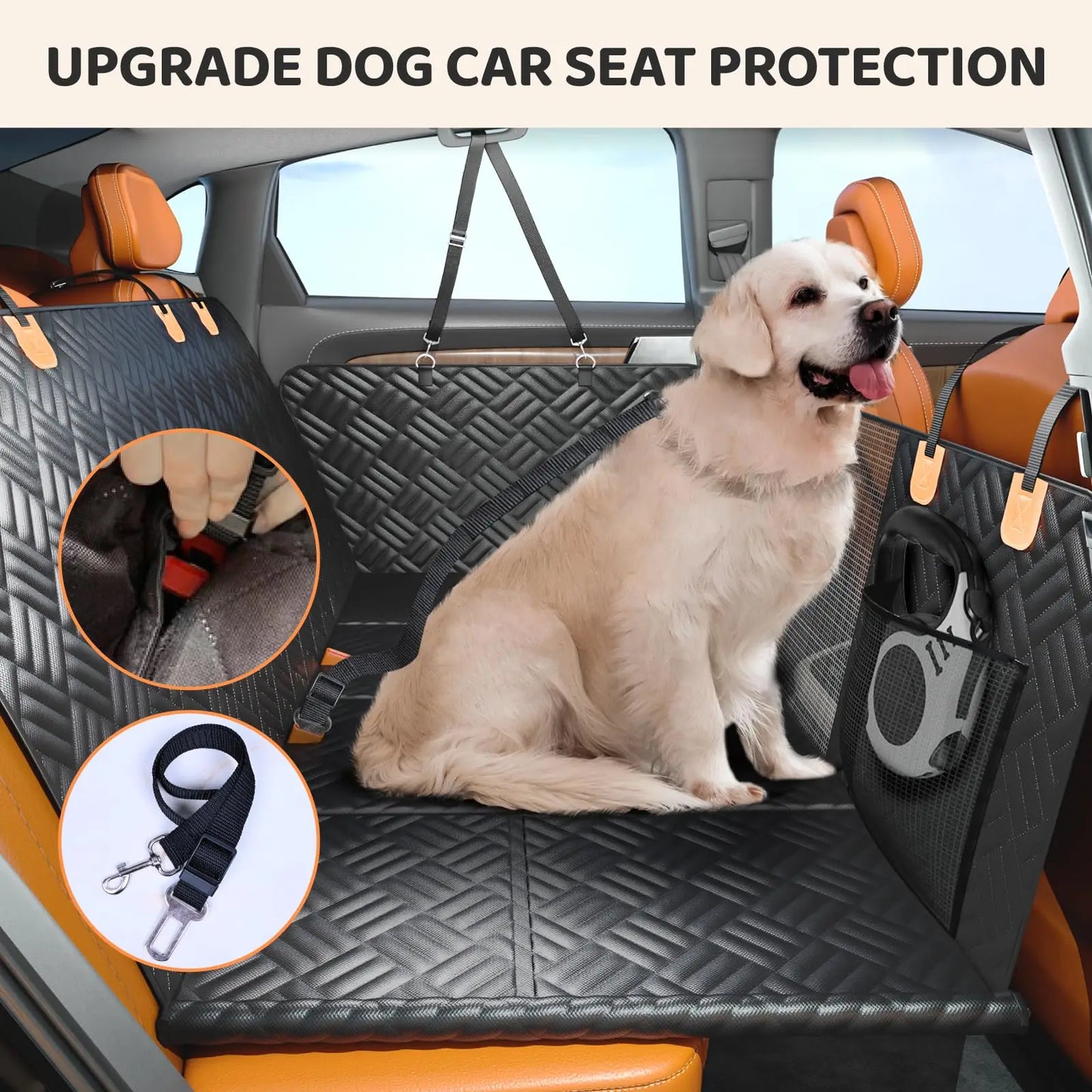 Car Rear Seat Dog Seat Cover,for Cars and Suvs