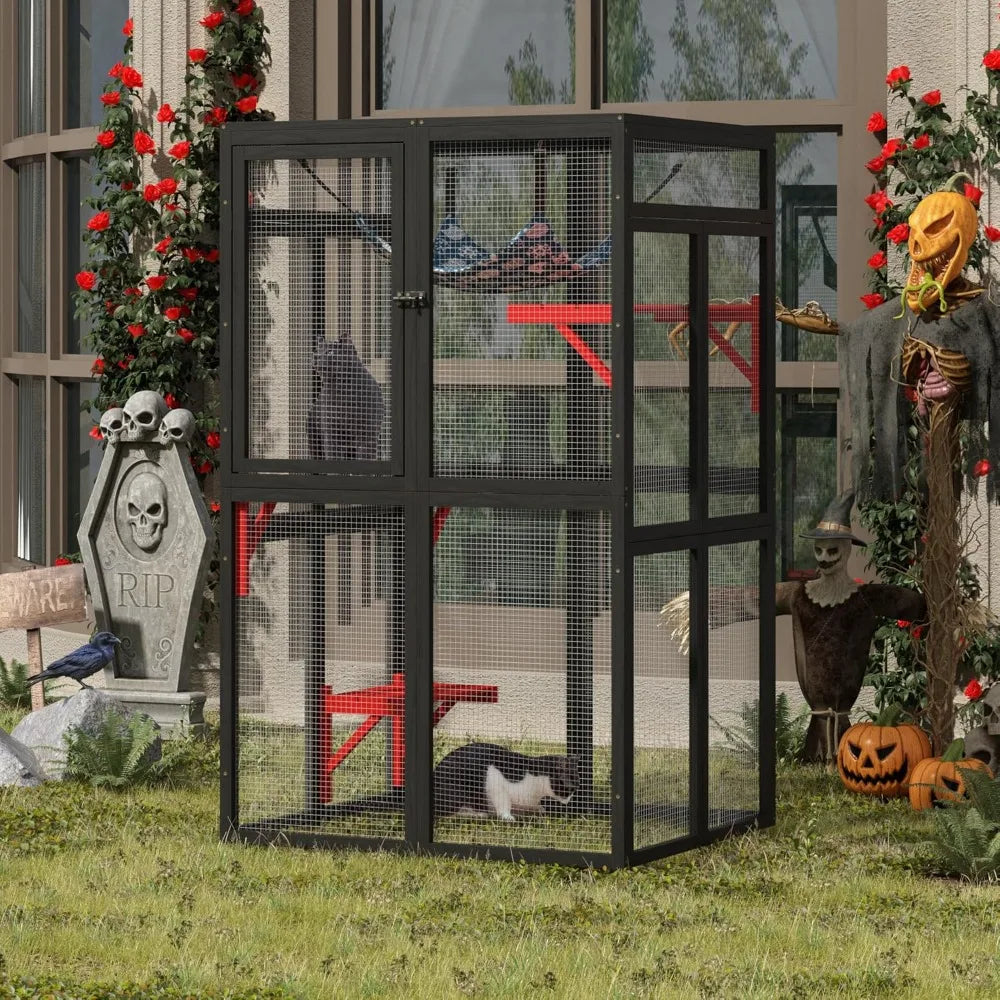 Catio Outdoor Cat Enclosure Window Access