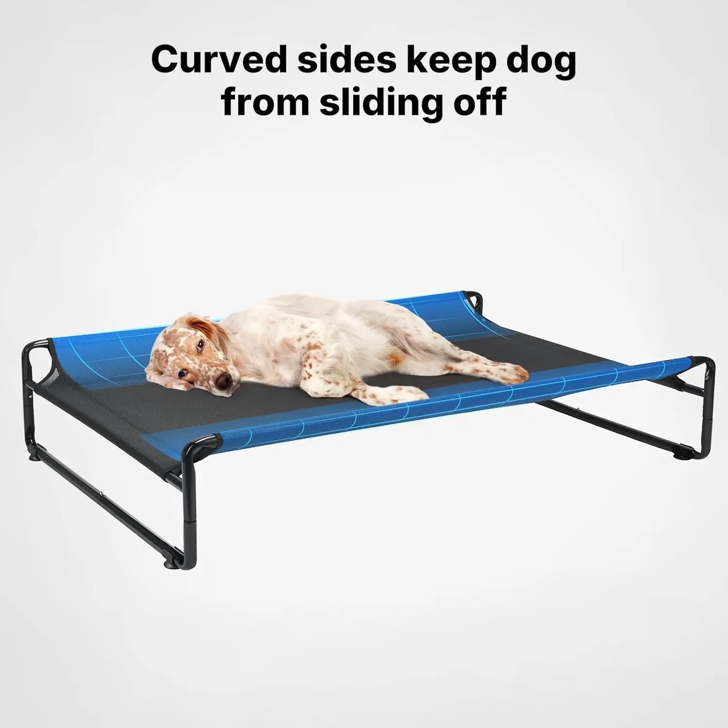 Elevated Cooling Dog Bed for Large Breeds,