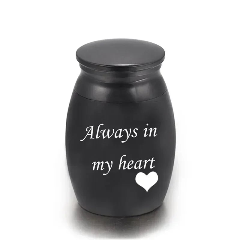 Small Memorial Stainless Steel Cremation Funeral Urn