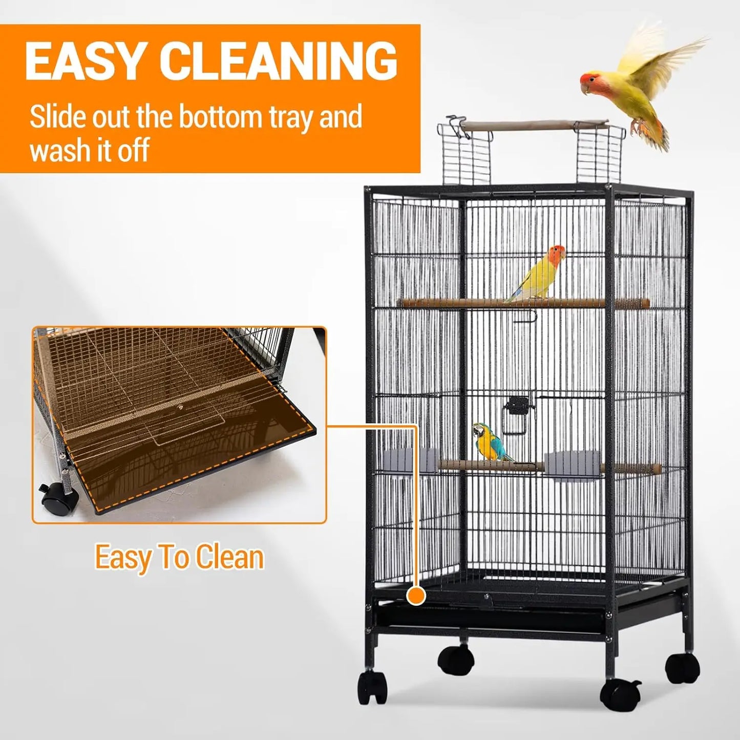 40 inch Wrought Iron Bird Cage