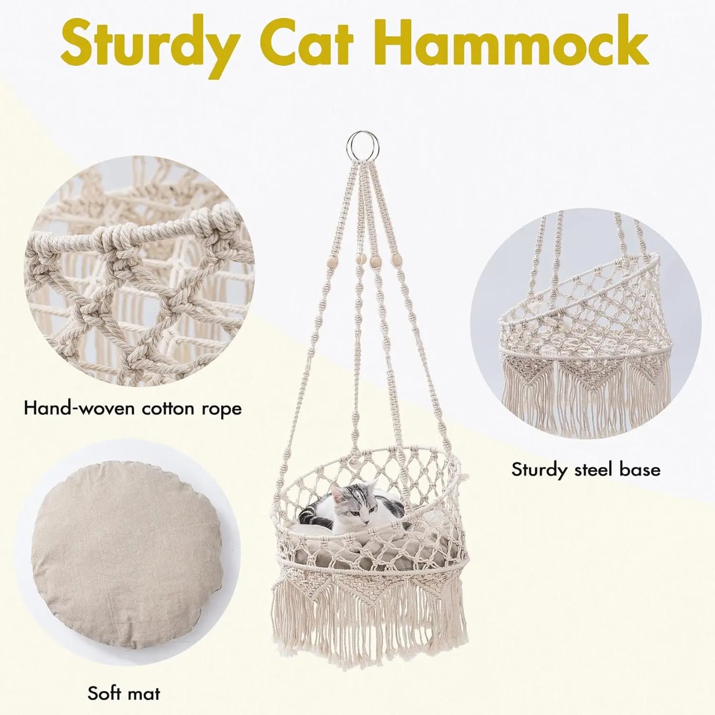 Hanging Cat Bed Hammock