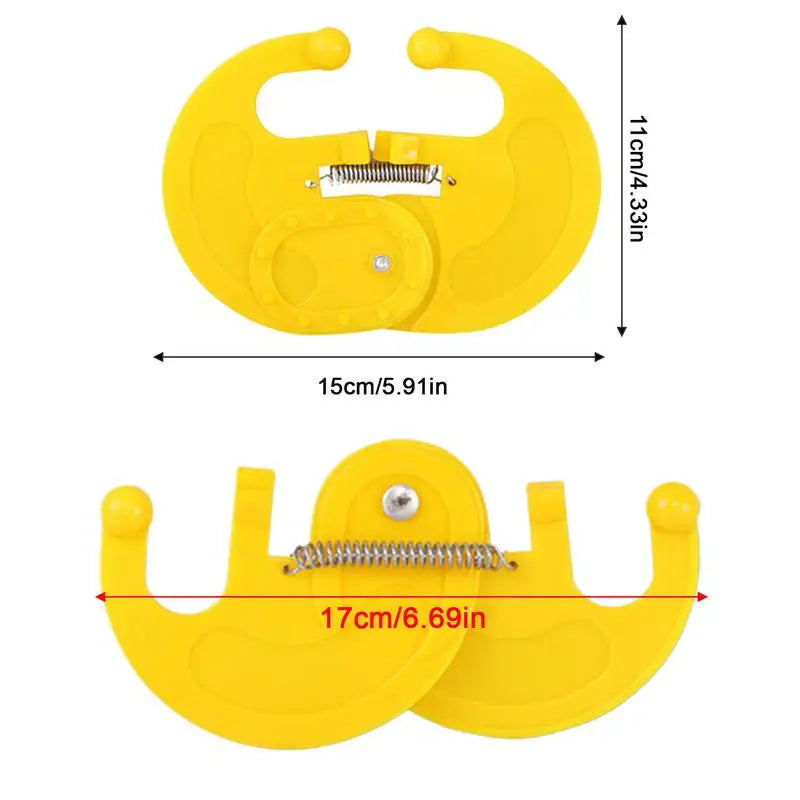 Calf Weaner Nose Rings 5x Cow Weaner Nose Ring Milk Sucking Preventer Farm Livestock Animal Weaning Tool Compact For Cattle