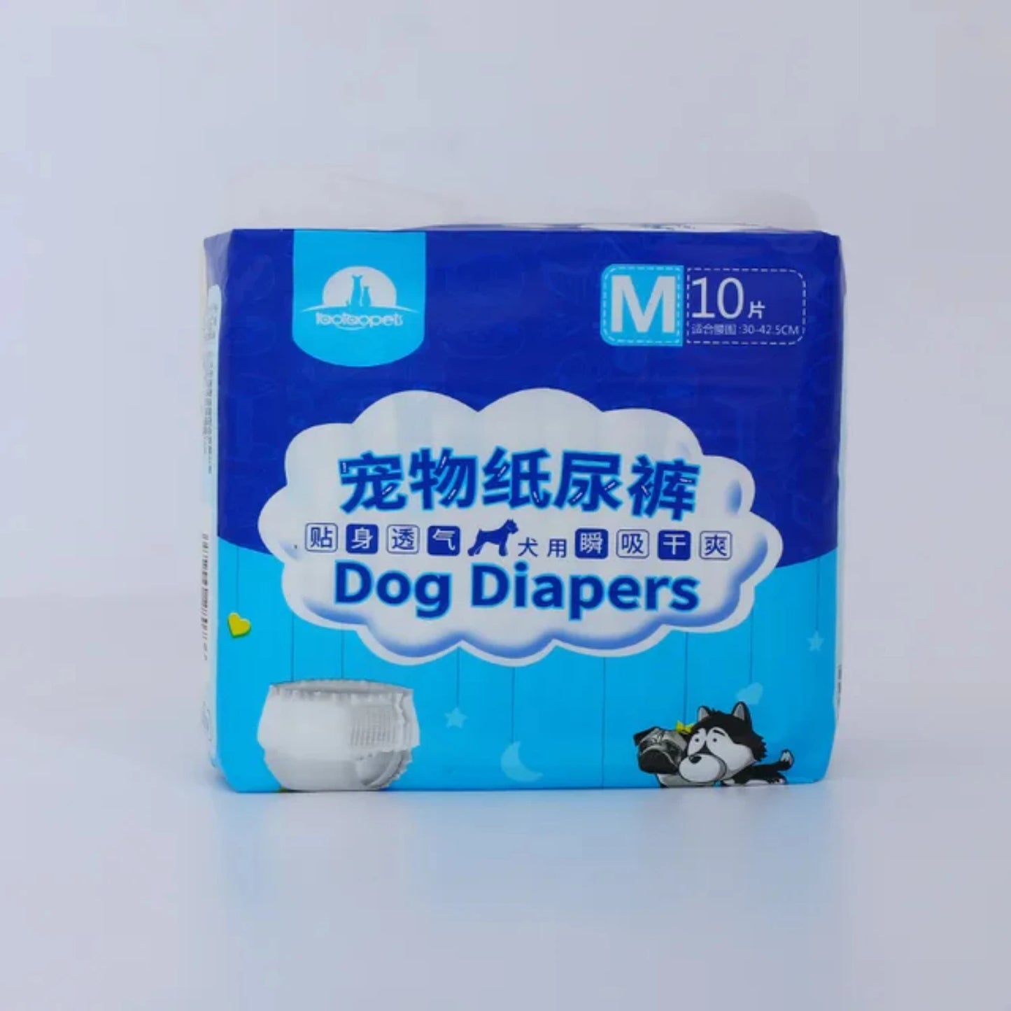 10PCS Disposable Dog Diapers Female Male