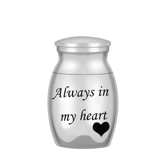 Small Memorial Stainless Steel Cremation Funeral Urn