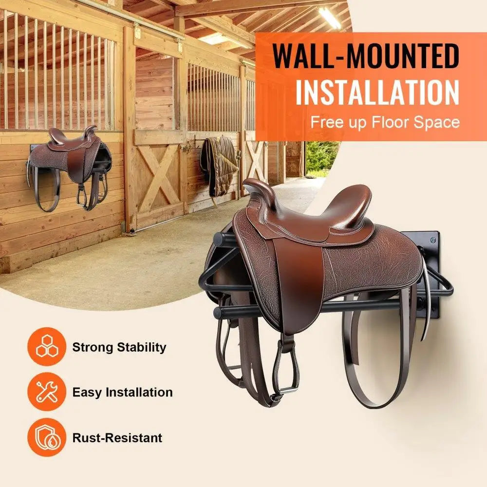 Horse Saddle Rack Wall Mounted